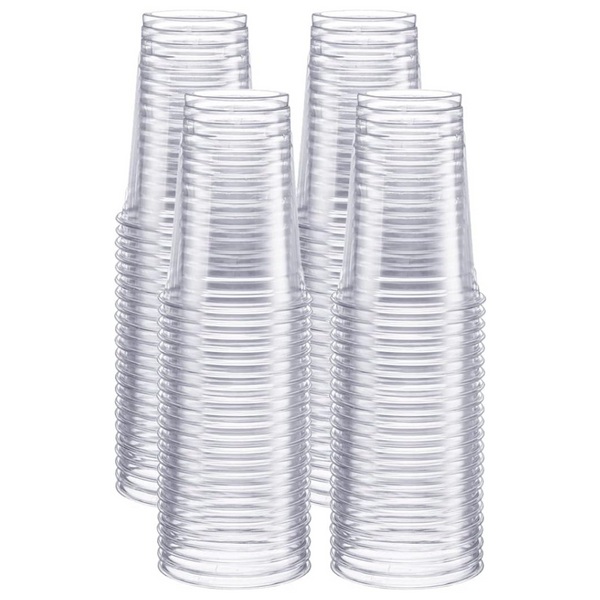 [10 oz. ] Crystal Clear PET Plastic Cups