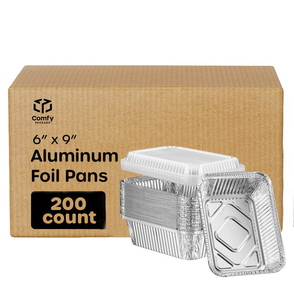 [Case of 200] 5 lb. capacity, Disposable Aluminum Foil Pans