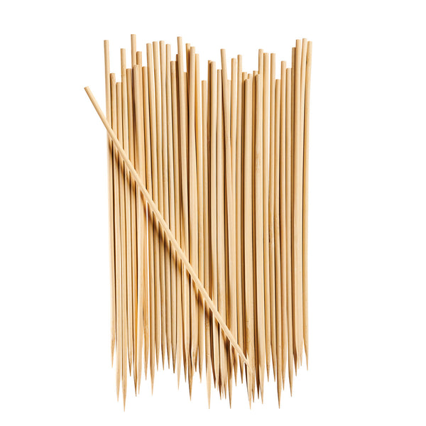 10 Inch Bamboo Skewers For Shish Kabob, Grilling, Fruits, Appetizers, and Cocktails