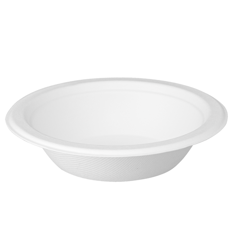100% Compostable 12 oz Heavy-Duty Soup Bowls Eco-Friendly Disposable Sugarcane Paper Bowls