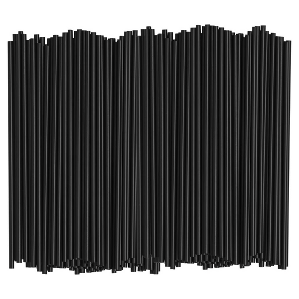 [Case of 24,000] 5 Inch Coffee & Cocktail Stirrers/Straws Disposable Plastic Sip Stir Sticks - Black…