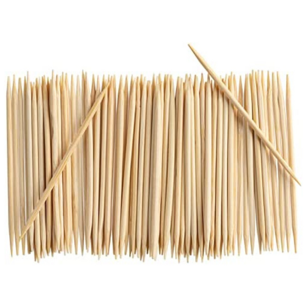 Bamboo Wooden Toothpicks Round Double-Points Teeth Tooth Picks