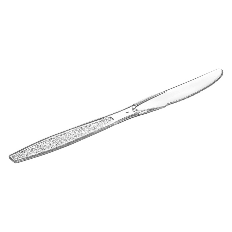 [Case of 1000] Heavyweight Clear Plastic Knives