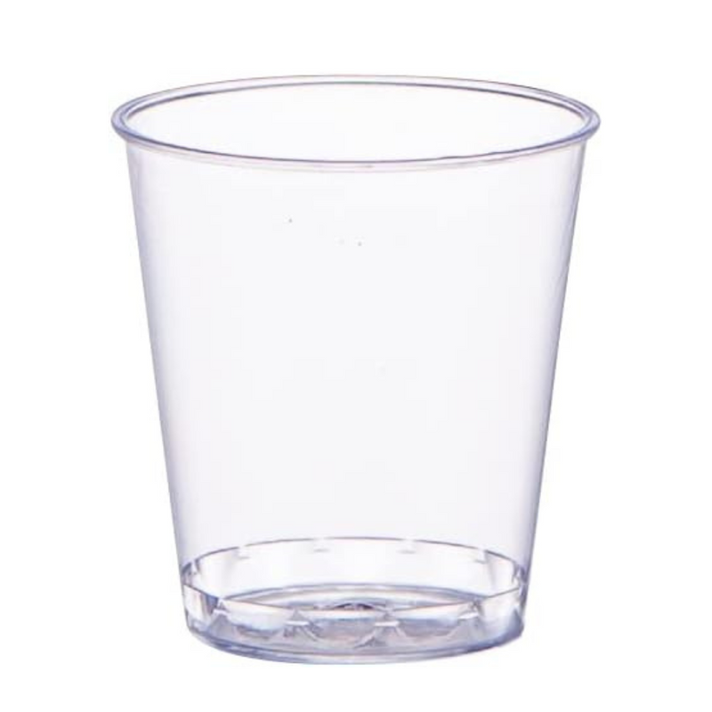 [Case of 2000] Clear Hard Plastic Shot Glasses [1 oz.] Disposable Shot Cups