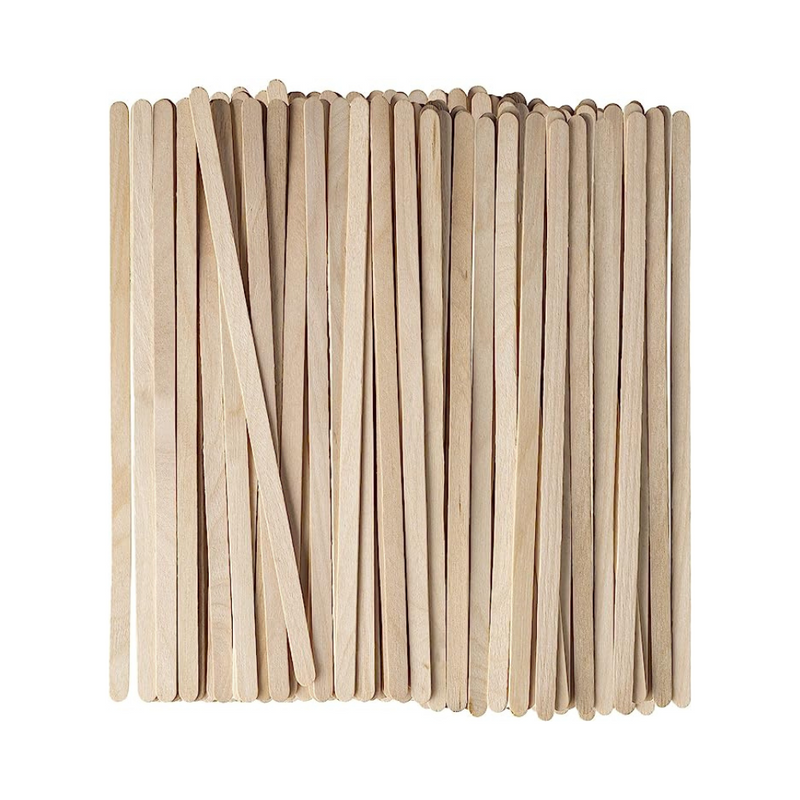 Comfy Package 4.5” Popsicle Stick Set Multipurpose Wooden Sticks for  Crafts, 1000-Pack 