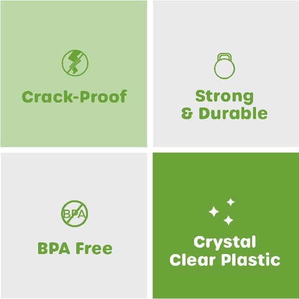 12 oz. Crystal Clear PET Plastic Cups