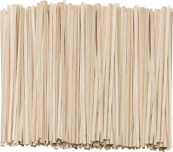 Pantry Value [1000 Count] 5 Inch Wooden Coffee Stirrers - Wood Stir Sticks…