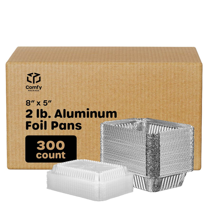 Comfy Package 2 lb. capacity, Disposable Aluminum Foil Pans