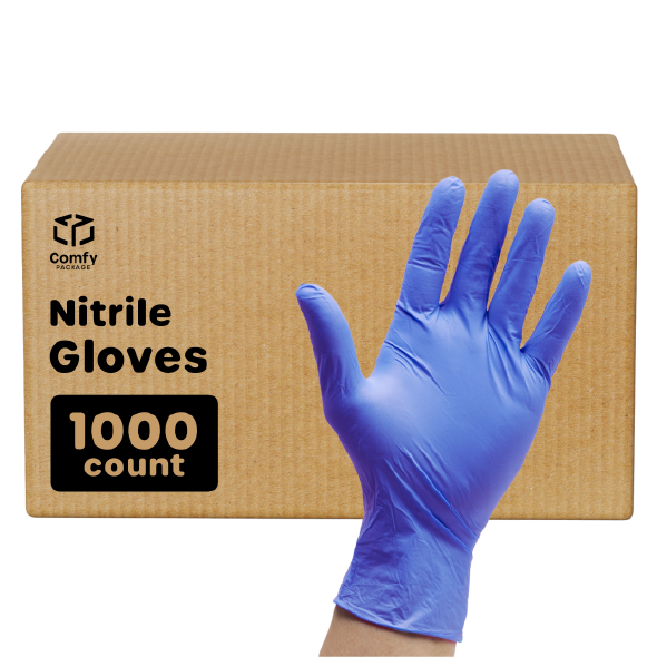 Powder-Free Disposable Nitrile Gloves - Medium