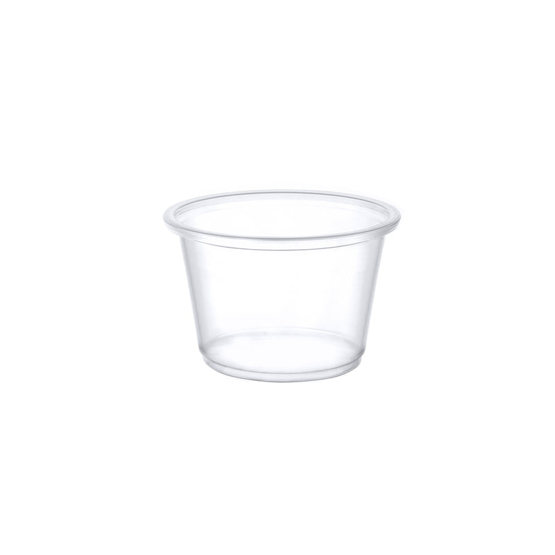 [250 Count - 1 oz.] Plastic Disposable Portion Cups (No Lids) Souffle Cups…