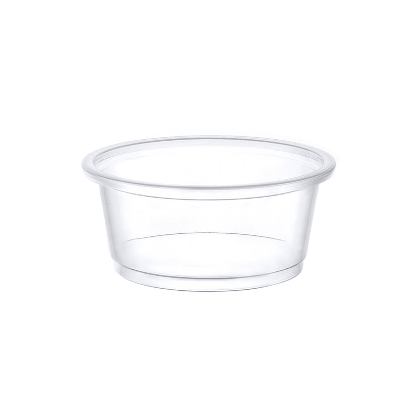 [250 Count - 2 oz.] Plastic Disposable Portion Cups (No Lids) Souffle Cups…