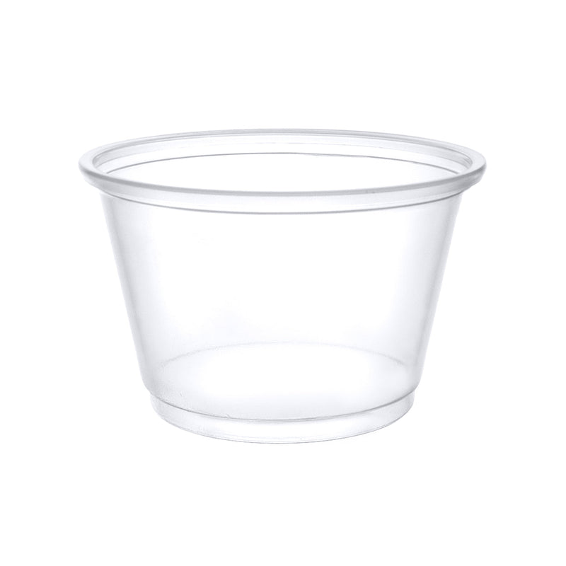 [Case of 2,500] 4 oz. Plastic Disposable Portion Cups (No Lids) Souffle Cups…
