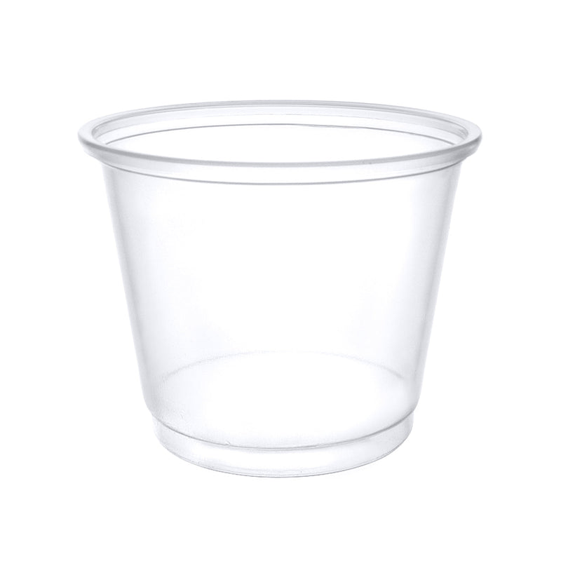 [Case of 2,500 5.5 oz. Plastic Disposable Portion Cups (No Lids) Souffle Cups