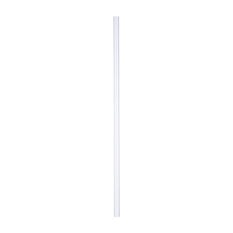 Disposable Plastic Drinking Straws - 7.75" High - Clear