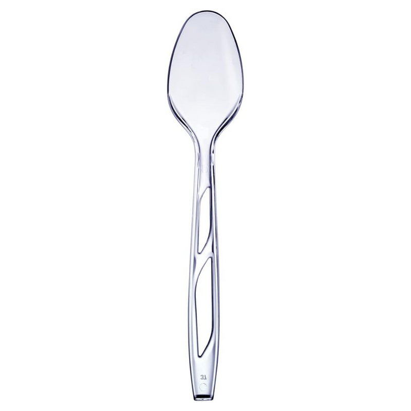 [Case of ] Premium Heavyweight Disposable Clear Plastic Spoons