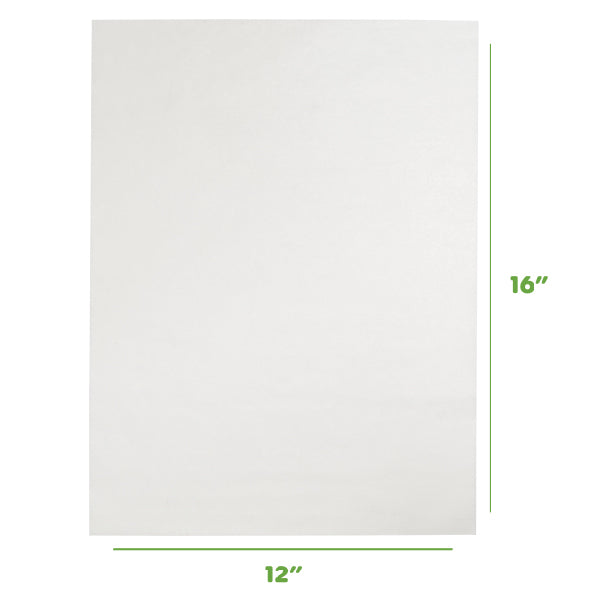 12 x 16 Inch - Precut Baking Parchment Paper Sheets Non-Stick Sheets for Baking & Cooking - White