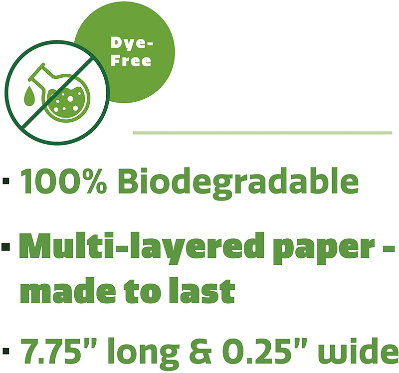 Kraft Paper Drinking Straws 100% Biodegradable & Ink-free