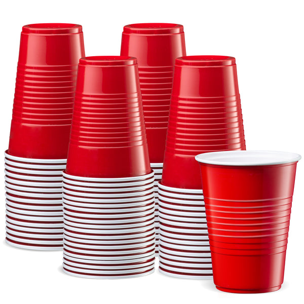 BarConic 2 oz. Red Plastic Cups (200 Count)