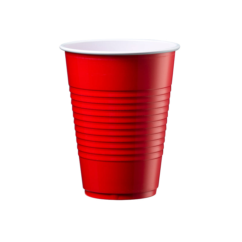 Comfy Package [240 Count] 16 oz. Disposable Party Plastic Cups - Assorted  Colors Drinking Cups