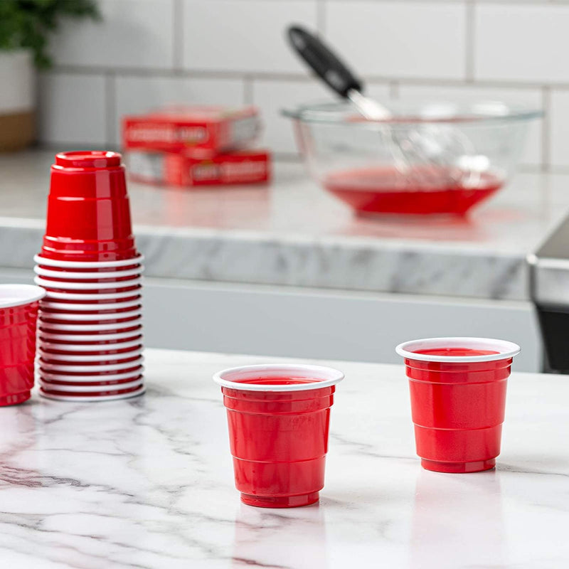 Mini Red Plastic Cups 20ct 2oz