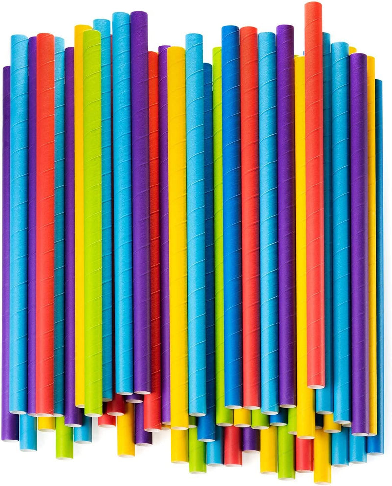 [Case of 2000] 10 mm Paper Smoothie Straws